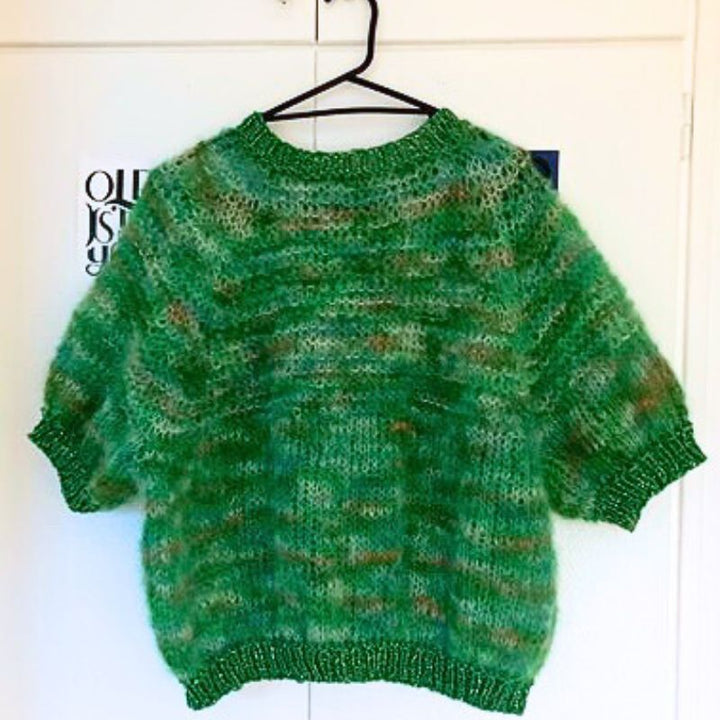 Garnpakke Bellissimo Top i Bella color, Sunday og Drops Glitter garn