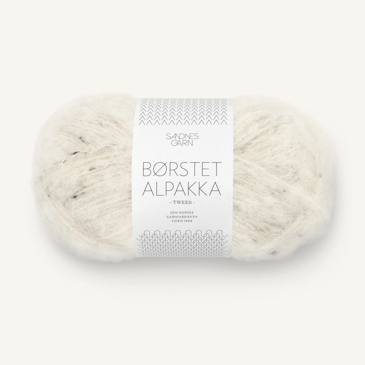 Børstet Alpakka garn fra Sandnes Garn Natur tweed