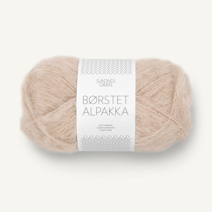 Børstet Alpakka garn fra Sandnes Garn Beige