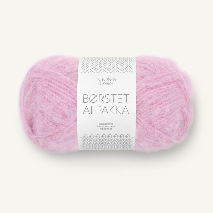 Børstet Alpakka garn fra Sandnes Garn Pink lilla