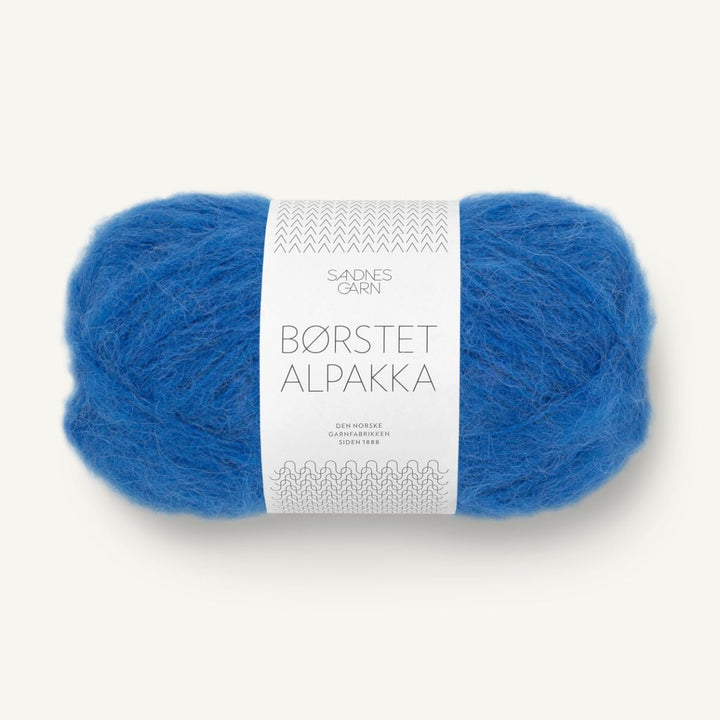Børstet Alpakka garn fra Sandnes Garn Jolly blue