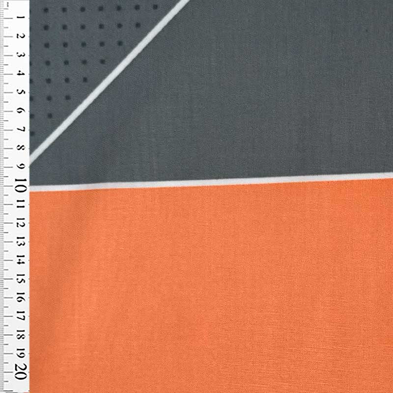 Boligtekstil fra Kvadrat med geometrisk mønster - KreStoffer