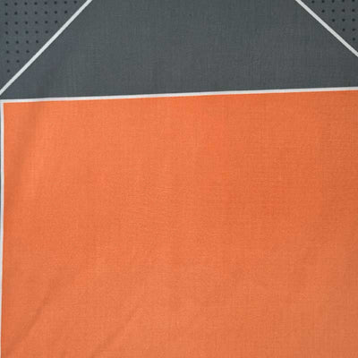 Boligtekstil fra Kvadrat med geometrisk mønster - KreStoffer
