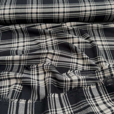 Fast viscose/ bomuld med tern