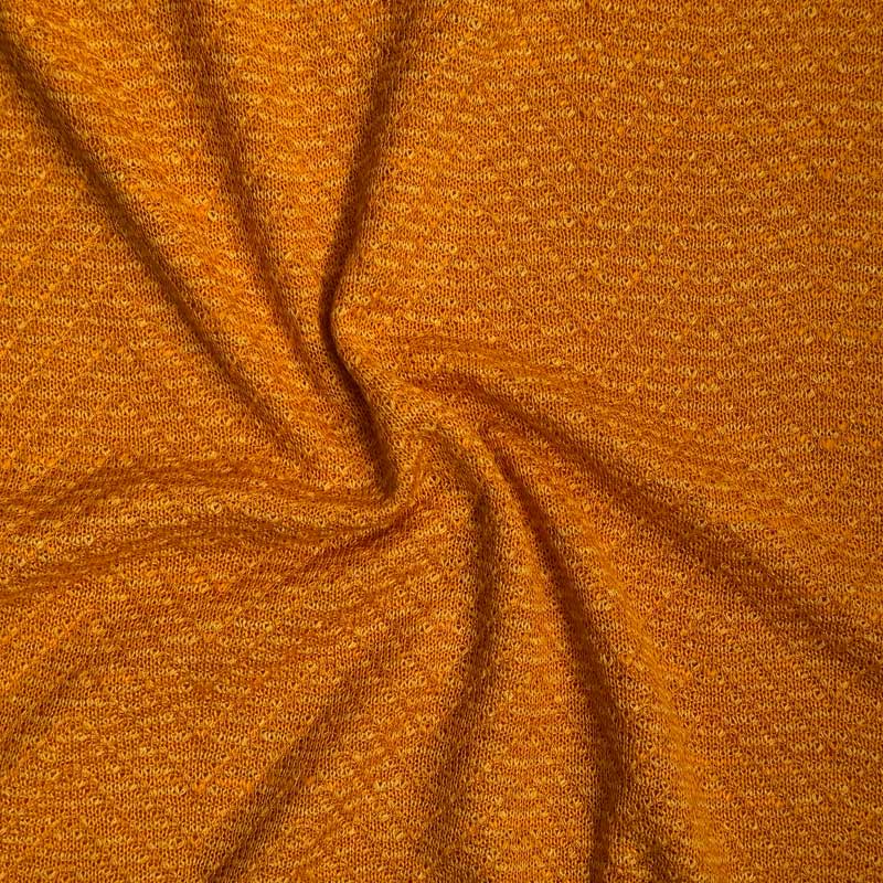 Bomuldsstrik, orange - KreStoffer