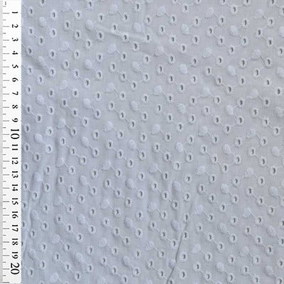 Broderi anglaise i hvid - KreStoffer