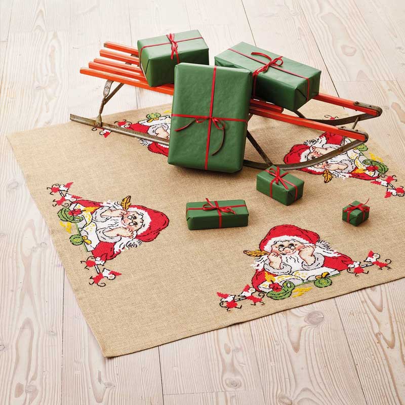 Broderi juletræstæppe 45 - 4231 - KreStoffer
