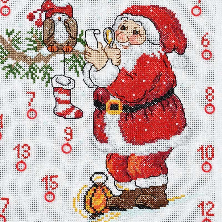 Broderi pakkekalender Julemand med lup 34-4217