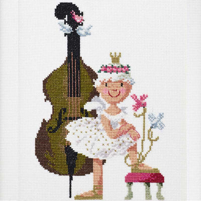 Broderikit Balletpigen fra Permin - KreStoffer
