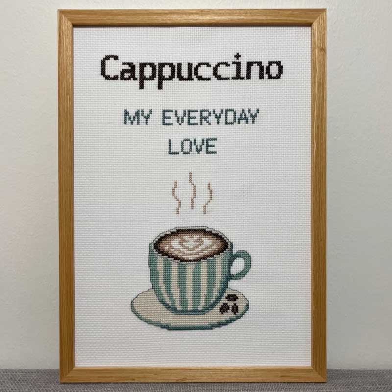 Broderikit Cappuccino fra Pomp Stitch - KreStoffer