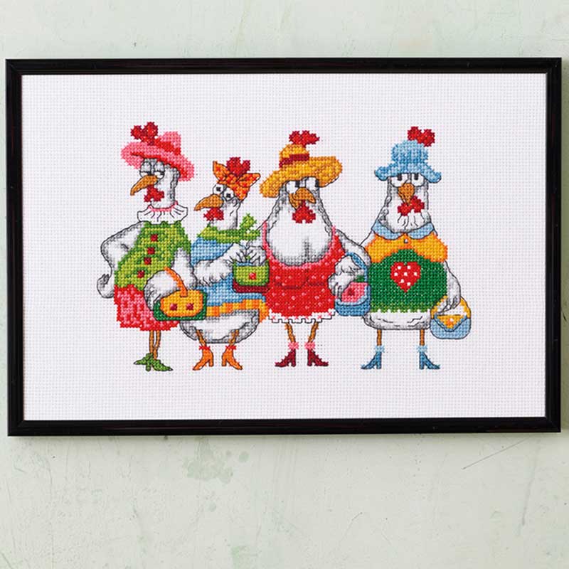 Broderikit Chick o Holics fra Permin