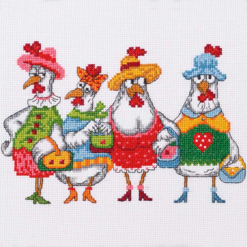 Broderikit - Chick o Holics fra Permin - KreStoffer
