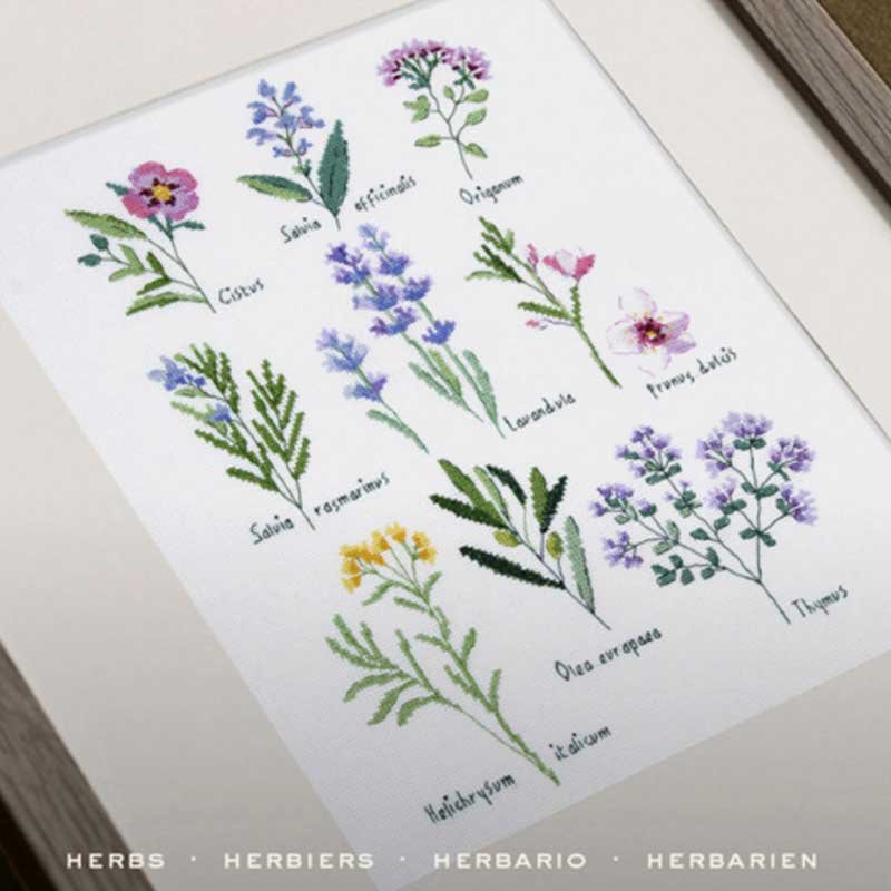 Broderikit DMC Herbs