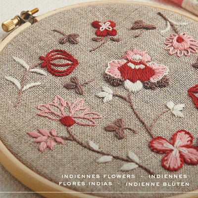 Broderikit DMC Indiennes flowers - KreStoffer