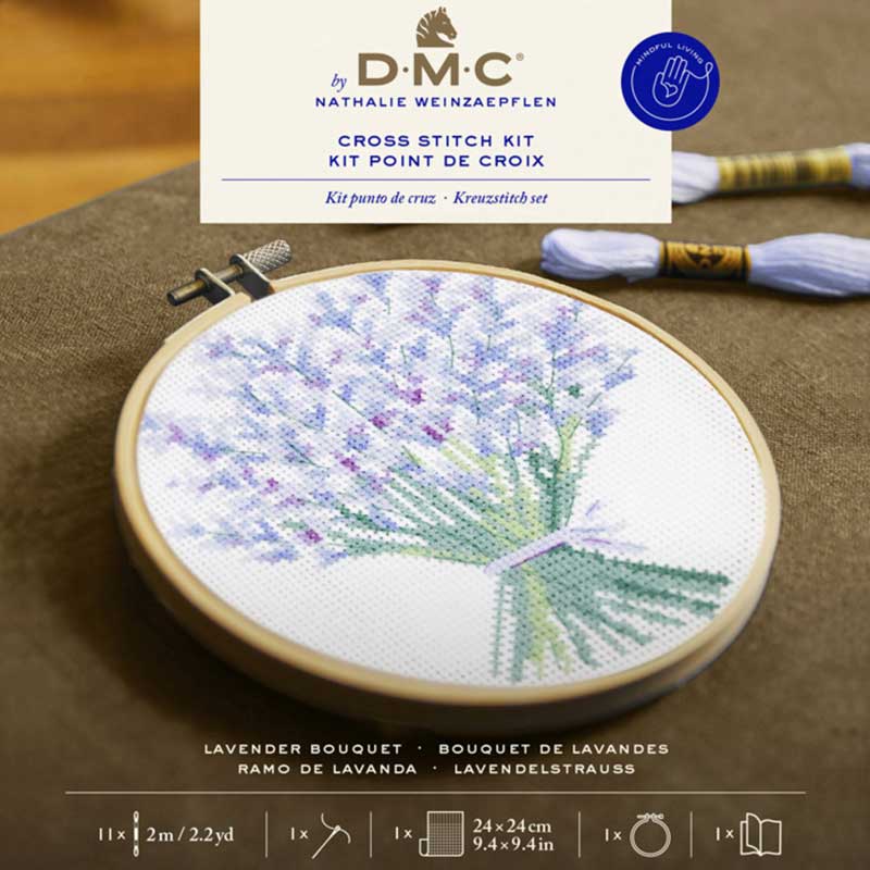 Broderikit DMC Lavender - KreStoffer