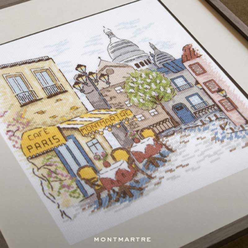 Broderikit DMC Montmartre - KreStoffer