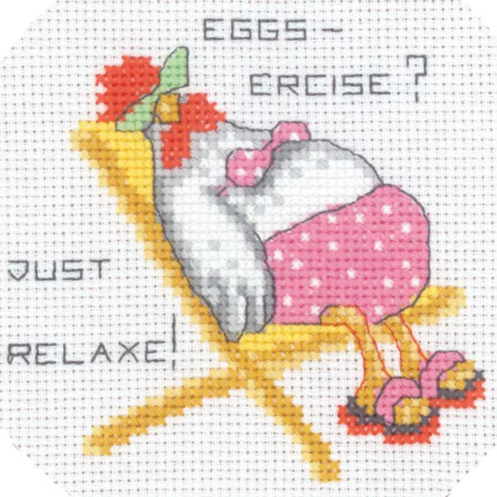 Broderikit Eggs-ercise fra Permin