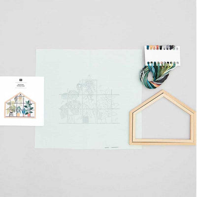 Broderikit Futschikato Urban Jungle vinduet - KreStoffer