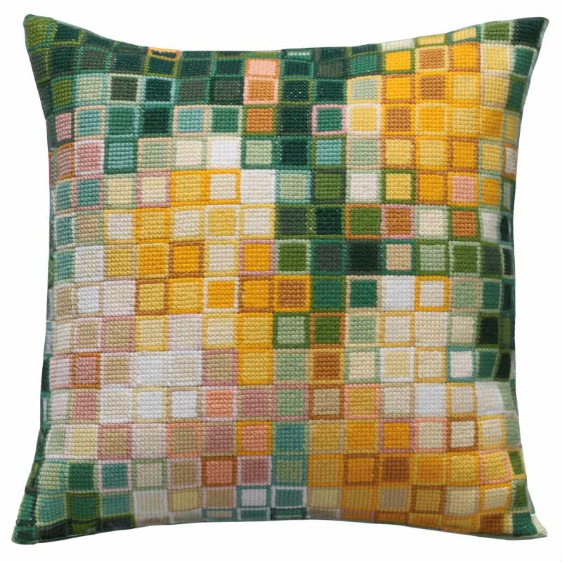 Broderikit Pixel roser - KreStoffer