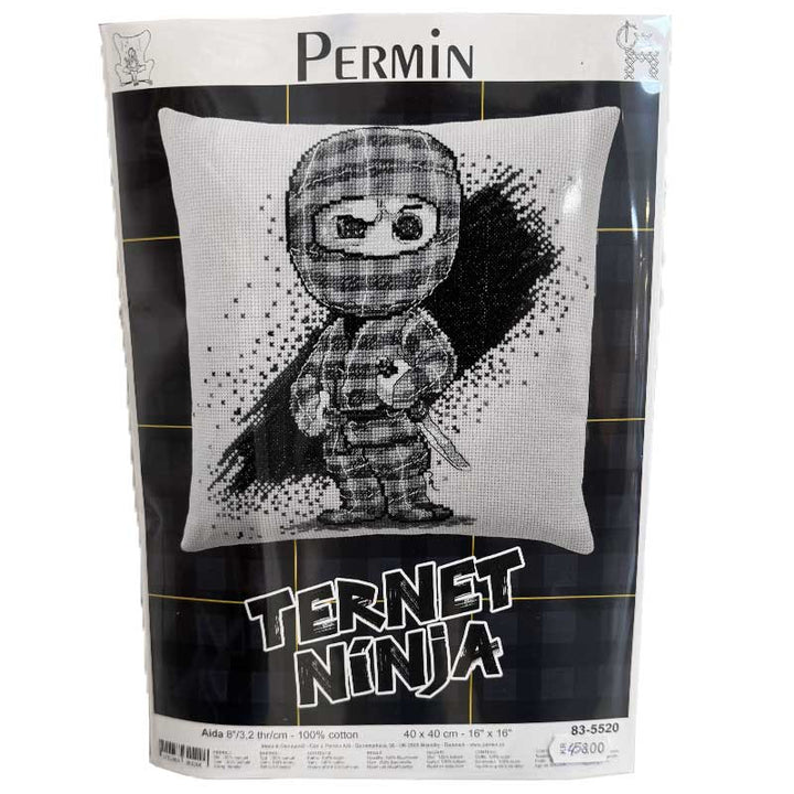 Broderikit Ternet Ninja Figur fra Permin