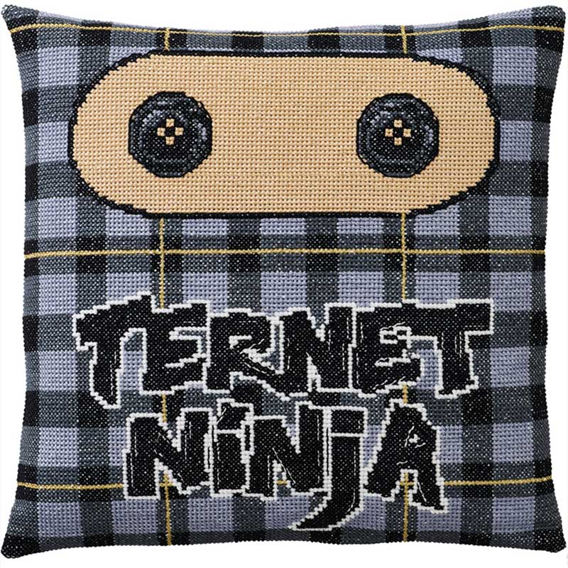 Broderikit Ternet Ninja fra Permin - KreStoffer
