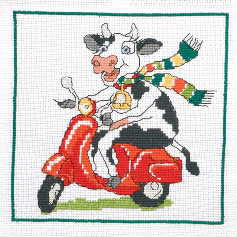 Broderikit Vespa - KreStoffer