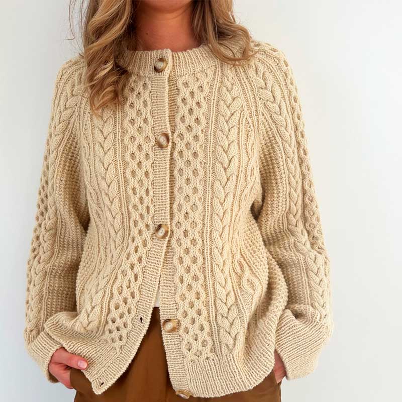 Cara Cardigan fra Le Knit (Opskrift i fysisk papirudgave)