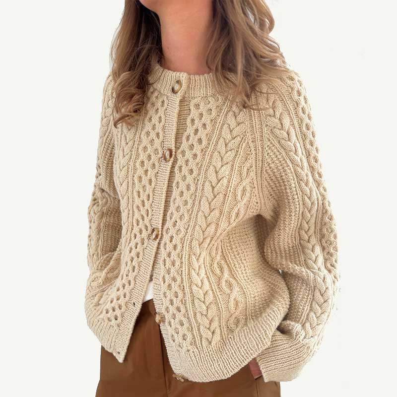 Cara Cardigan fra Le Knit (Opskrift i fysisk papirudgave)