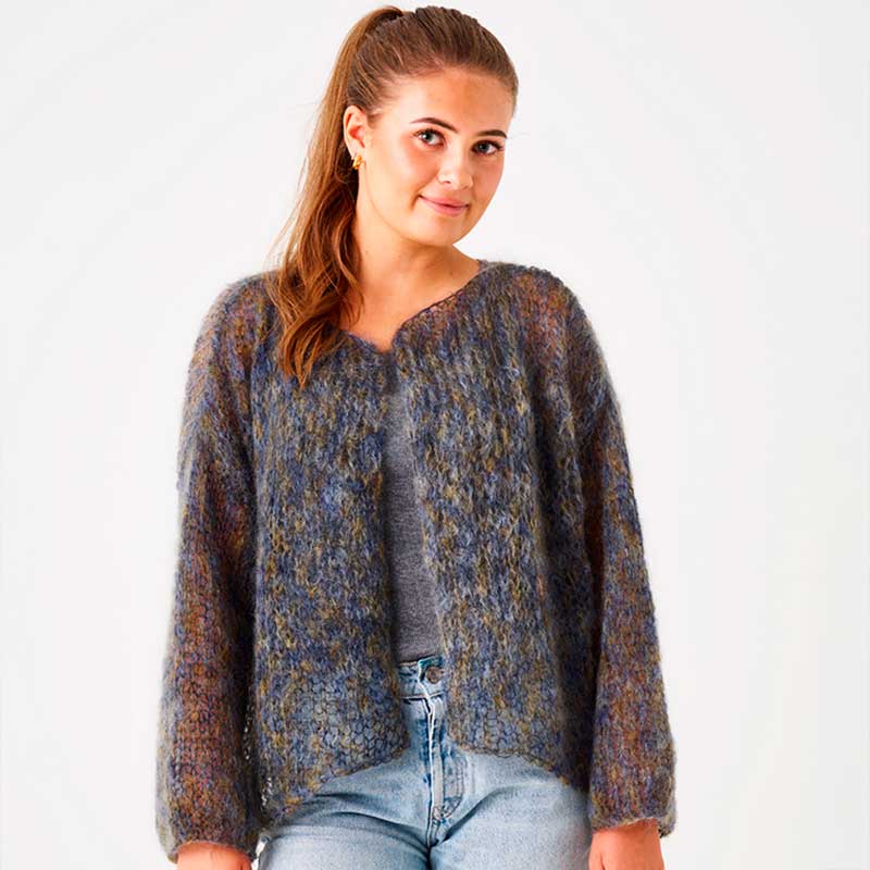 Strikkekit Bella Cardigan 893195 fra Permin