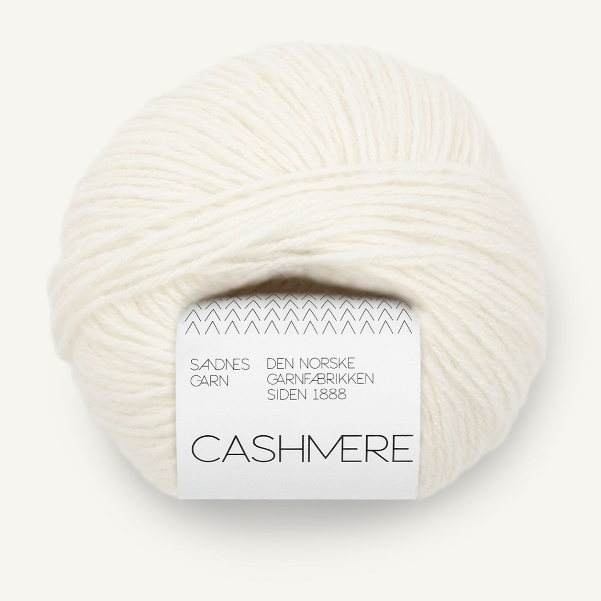 Cashmere garn fra Sandnes Garn Hvid