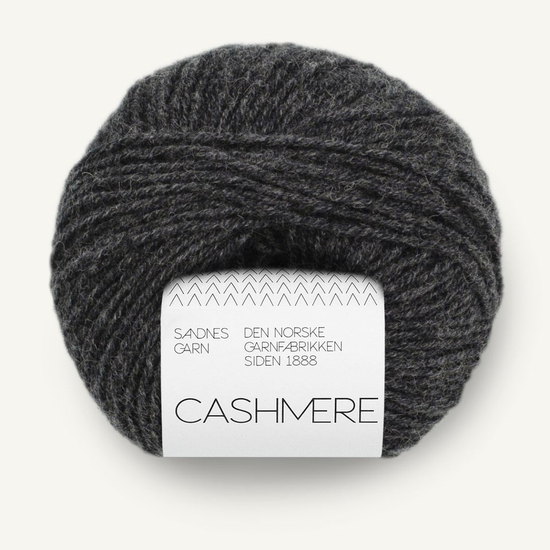 Cashmere garn fra Sandnes Garn Charcoal melange