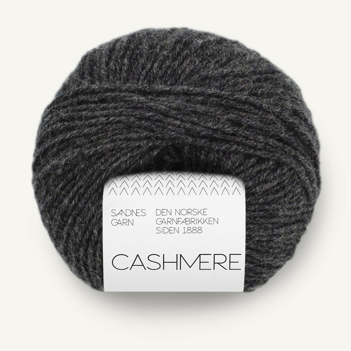 Cashmere garn fra Sandnes Garn Charcoal melange