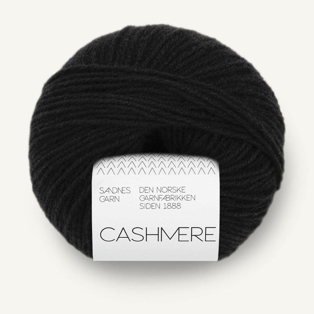 Cashmere garn fra Sandnes Garn Sort