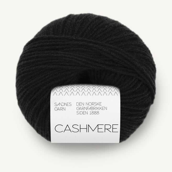 Cashmere garn fra Sandnes Garn Sort