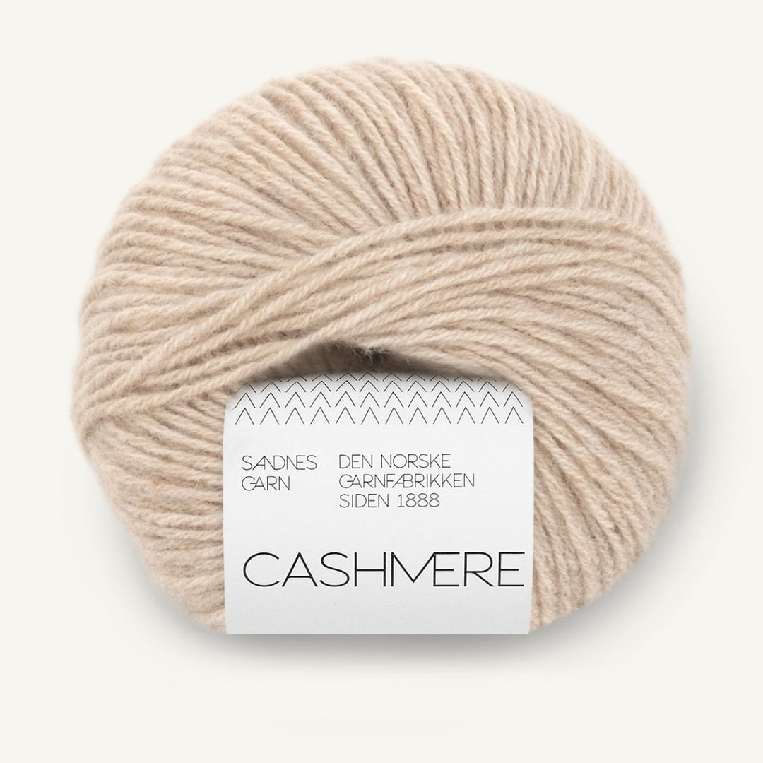 Cashmere garn fra Sandnes Garn Beige melange