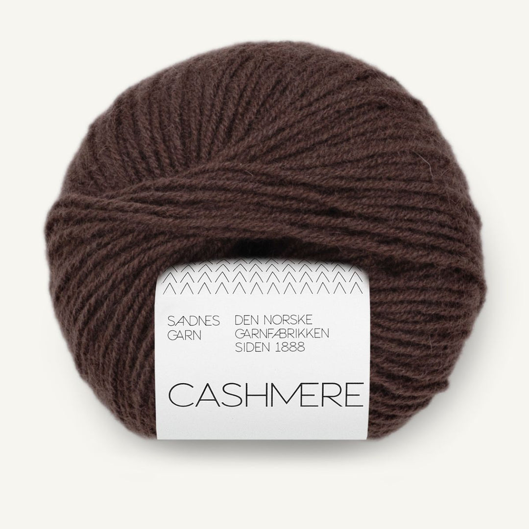 Cashmere garn fra Sandnes Garn Dark brown