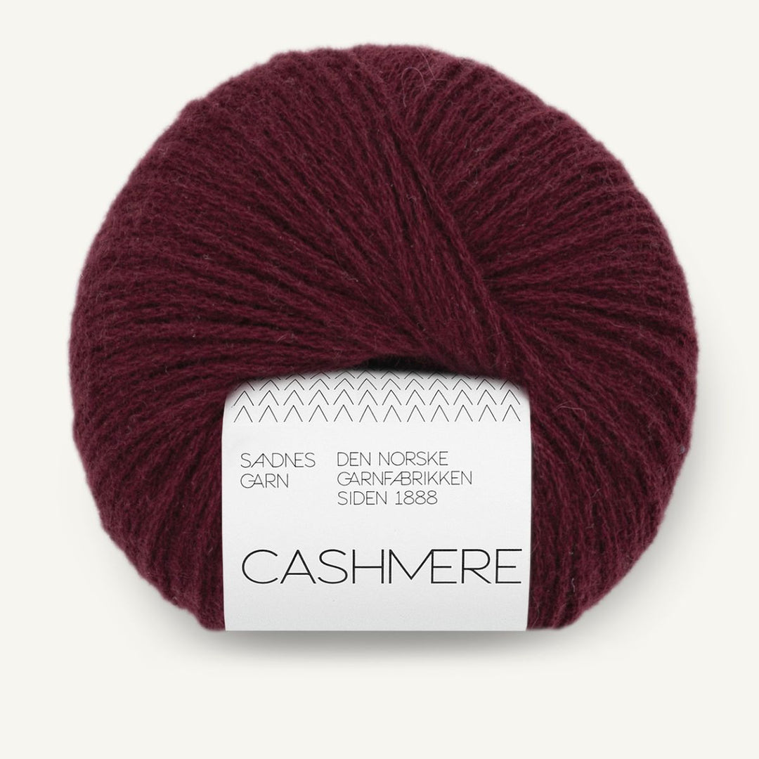 Cashmere garn fra Sandnes Garn Burgundy