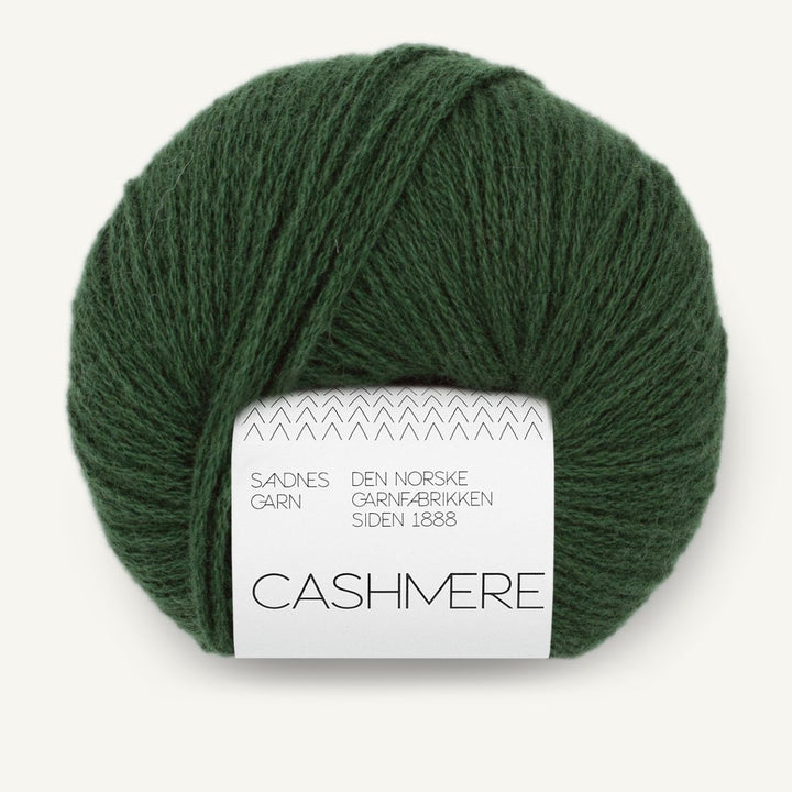 Cashmere garn fra Sandnes Garn Forest green