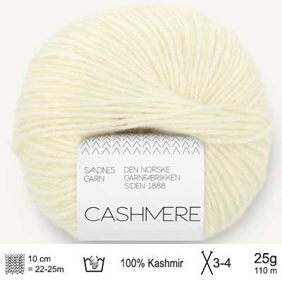 Cashmere garn fra Sandnes Garn
