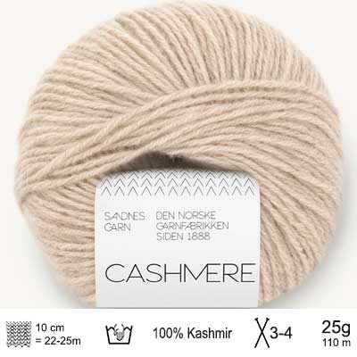 Cashmere garn fra Sandnes Garn
