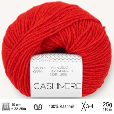 Cashmere garn fra Sandnes Garn