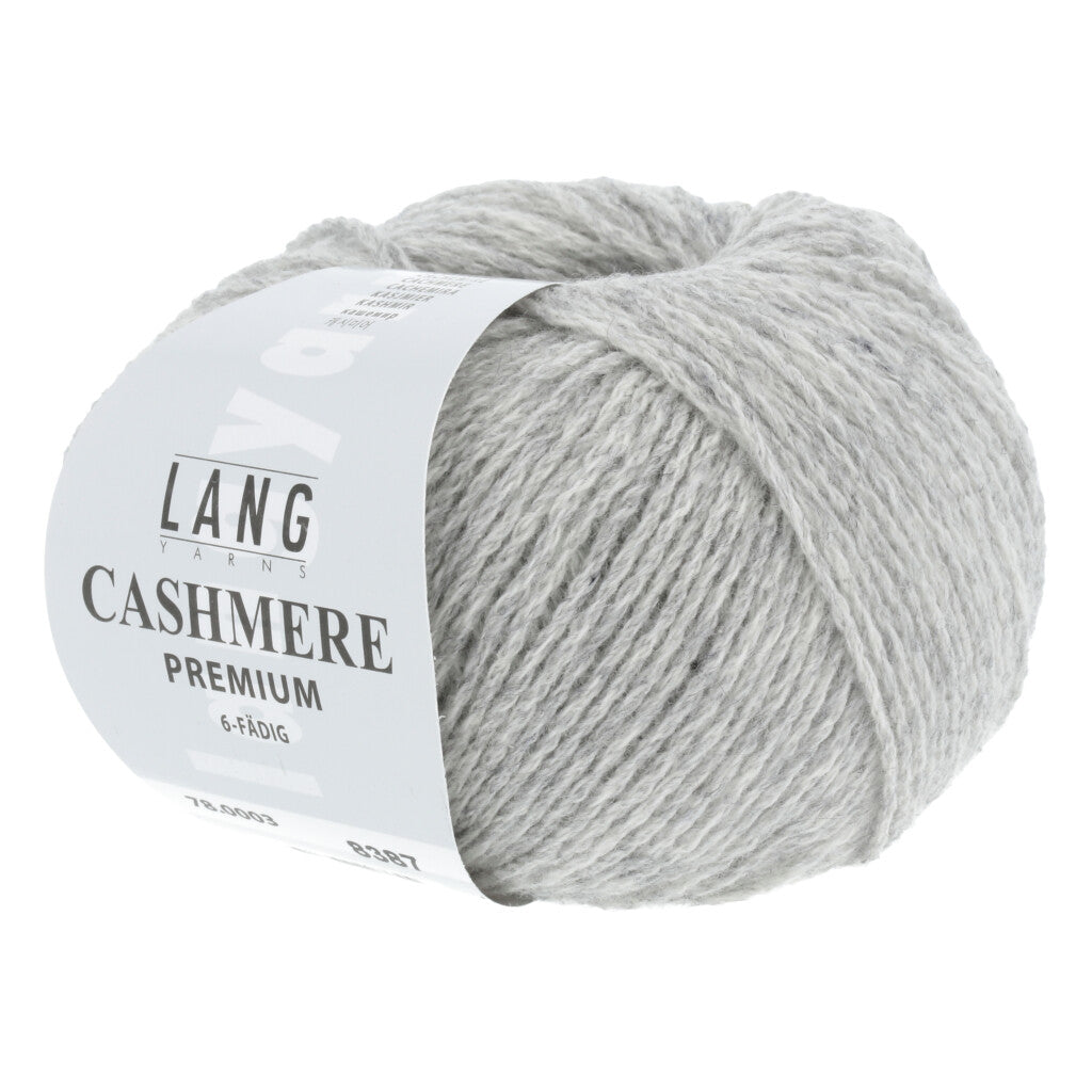Cashmere Premium garn fra Lang Yarns Lysegrå