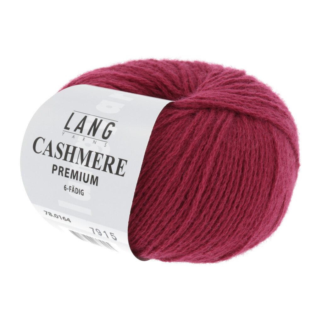 Cashmere Premium garn fra Lang Yarns Rosewood rød