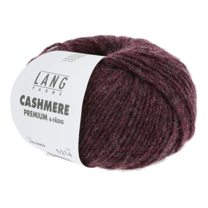 Cashmere Premium garn fra Lang Yarns Mørk burgunder