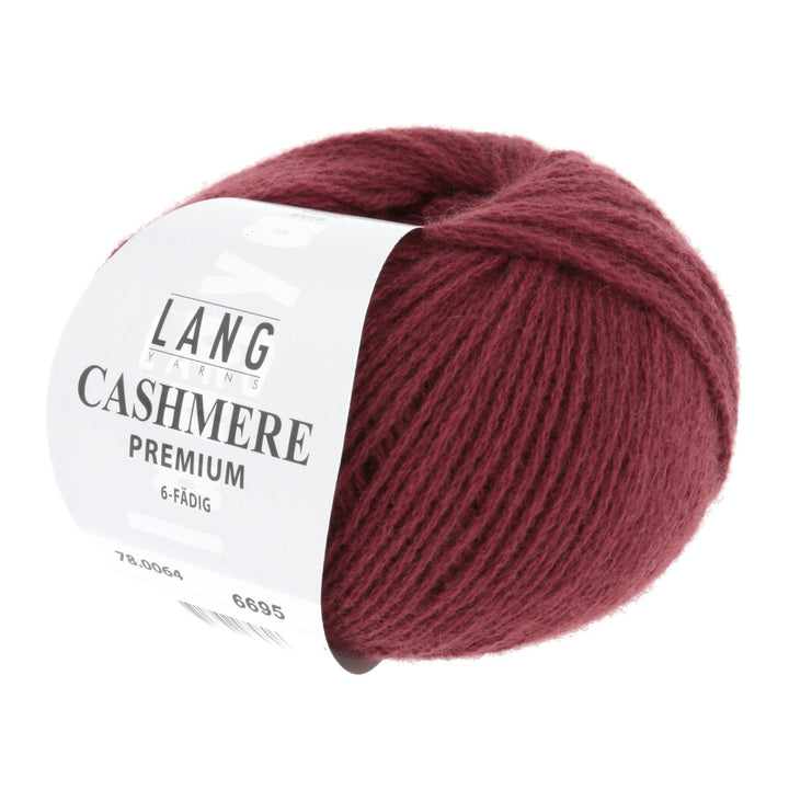 Cashmere Premium garn fra Lang Yarns Rødvin