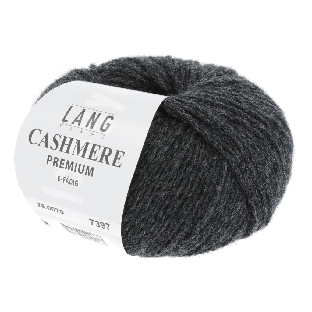 Cashmere Premium garn fra Lang Yarns Koksgrå
