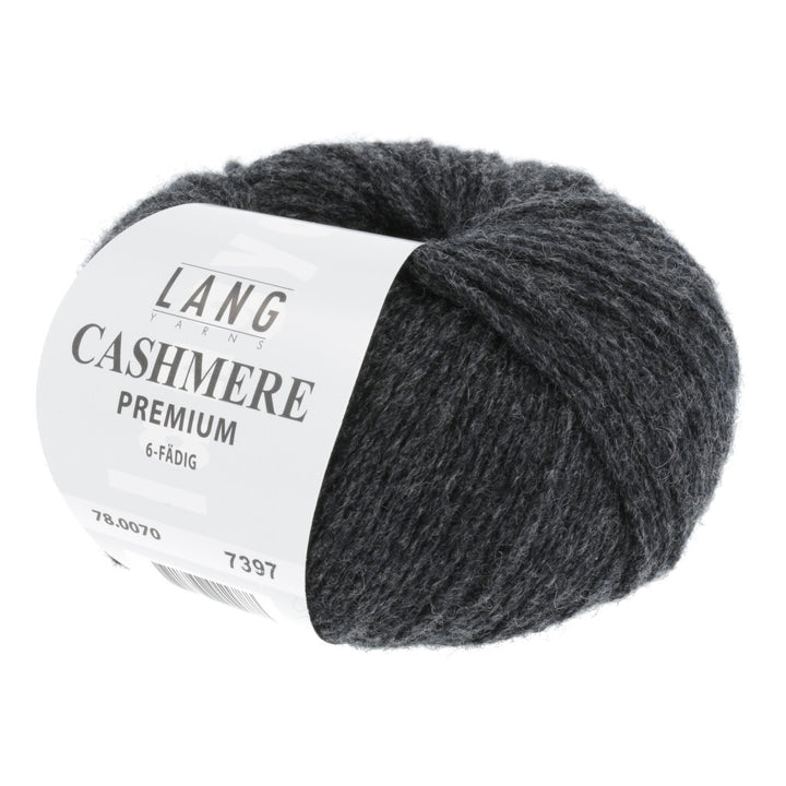 Cashmere Premium garn fra Lang Yarns Koksgrå