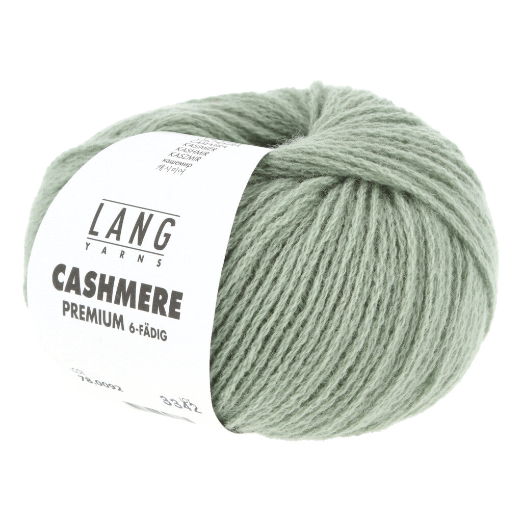 Cashmere Premium garn fra Lang Yarns Søgrøn