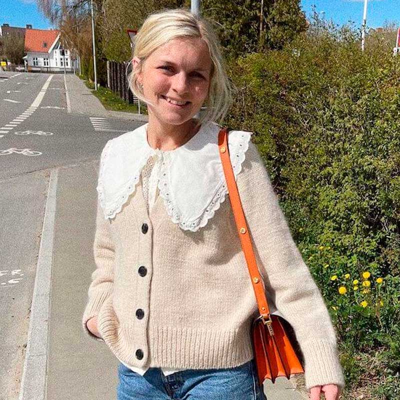 Champagne Cardigan fra PetiteKnit (Opskrift i fysisk papirudgave)