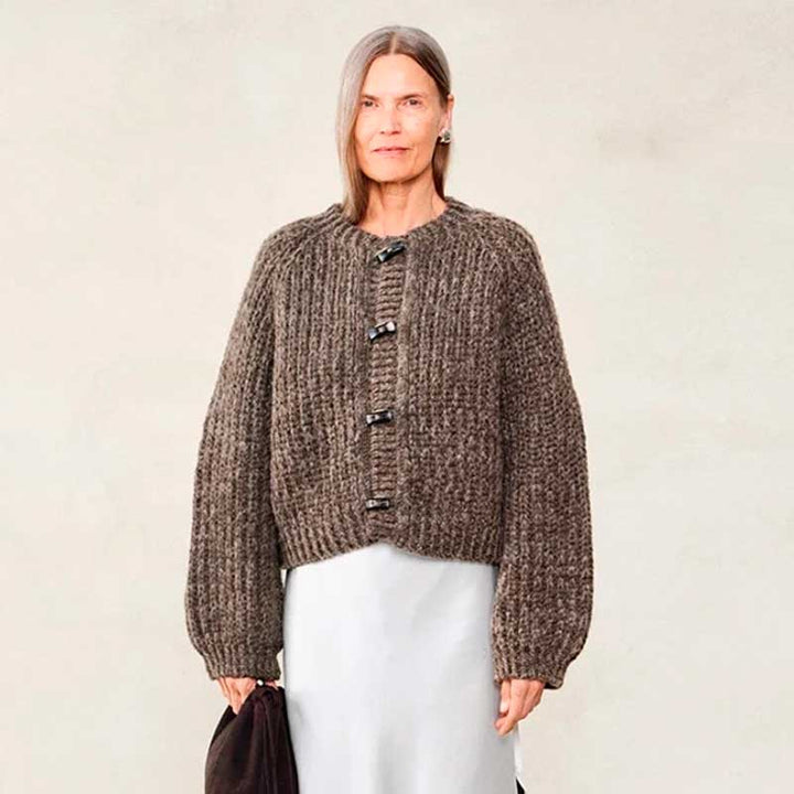 Strikkekit Chunky Cardigan i Fritidsgarn og KOS fra Sandnes